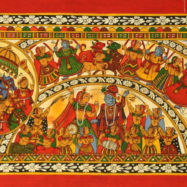 Radha Krishna Phad Painting